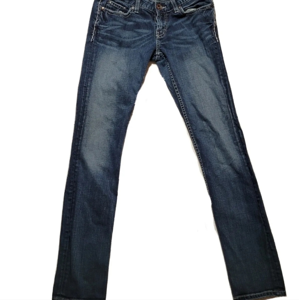 BKE Jeans Womens Size 28x33.5 (28x31) Blue Madison Boot Dark Wash Denim Bk17121L